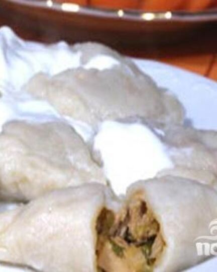 Рецепт вареников с курицей и капустой