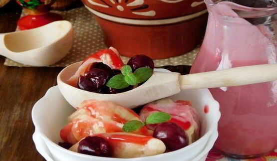 вареники с вишней на кефире