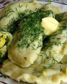 Вареники со шпинатом