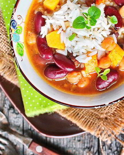 Рецепт чолнта с тыквой — жаркого по-еврейски