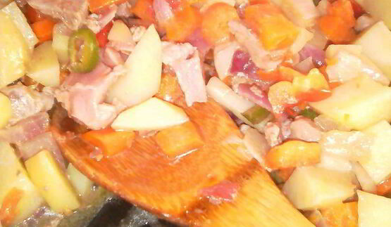 домашнее жаркое из свинины