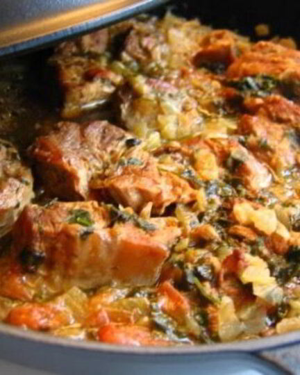 Рецепт жаркого иза конин