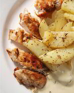 Жаркое из кролика с красным вином