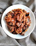 Жаркое из куриных потрошков