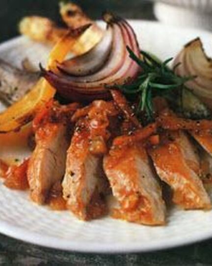 Рецепт жаркого из курицы с апельсином