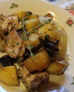 Жаркое из курицы с овощами