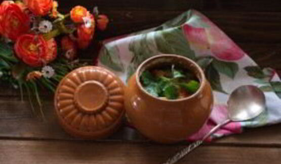 жаркое из курицы в горшочке