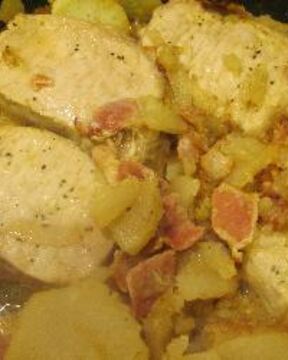 Жаркое из свинины и картошки