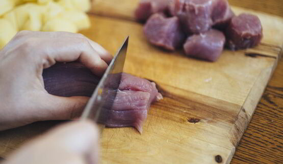 жаркое из телятины с картофелем и тыквой