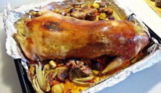 жаркое на противне в духовке