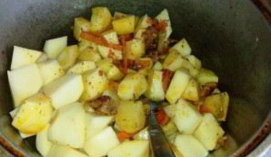 жаркое по-домашнему из свинины с картошкой