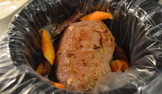 жаркое с горчицей и кленовым сиропом в медленноварке