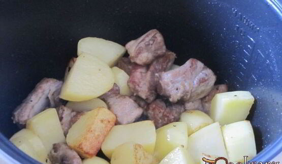 жаркое с маслятами