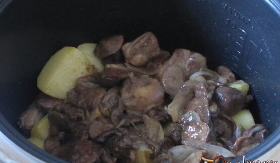 жаркое с маслятами