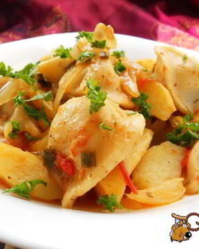 Жаркое с пельменями