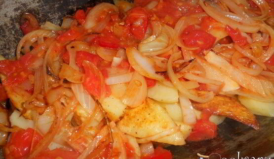 жаркое с пельменями