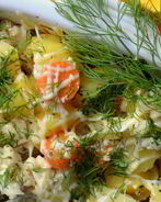 Жаркое с цветной капустой в горчичном соусе