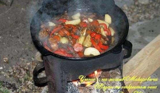жаркое в казане
