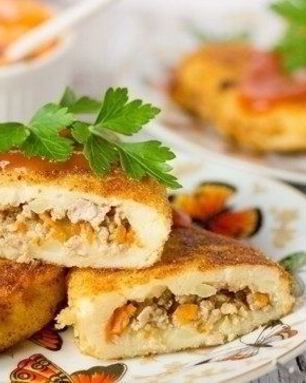 Картофельные зразы с фаршем