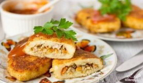 картофельные зразы с фаршем
