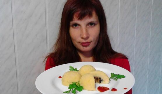 картофельные зразы в духовке с грибами