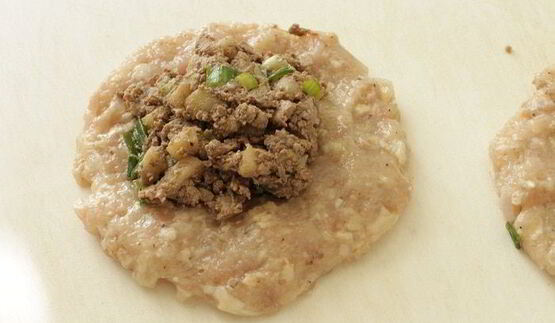 куриные зразы с печенью и яблоками