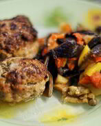 Мясные зразы с грибами