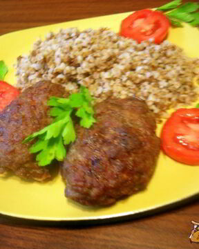 Мясные зразы с опятами