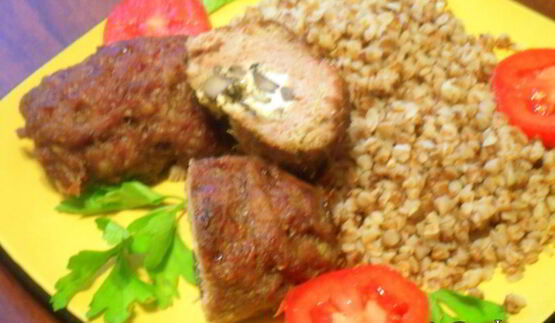 мясные зразы с опятами