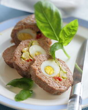 Мясные зразы с овощной начинкой