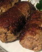 Зразы из говядины и свиного фарша по-румынски