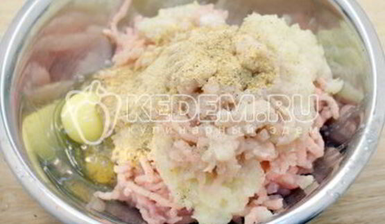 зразы из куриного фарша