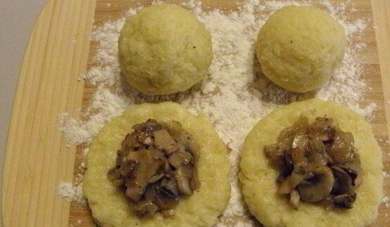 зразы картофельные с грибами