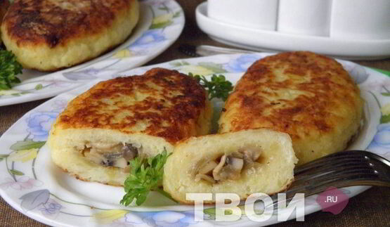 зразы картофельные с грибами