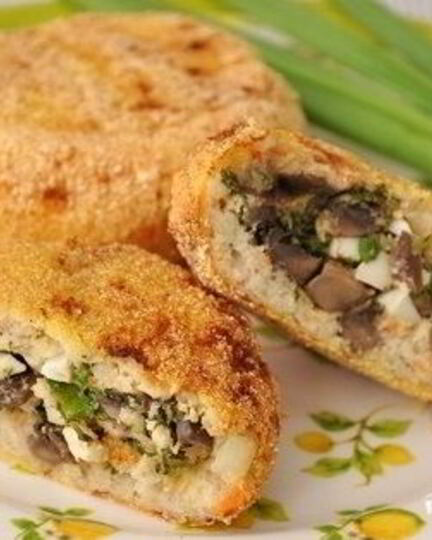 Рецепт зраз рыбных с грибами