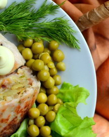 Рецепт зраз с картофелем и жареным луком