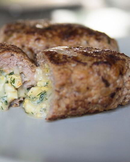 Рецепт зраз с сыром и зеленью