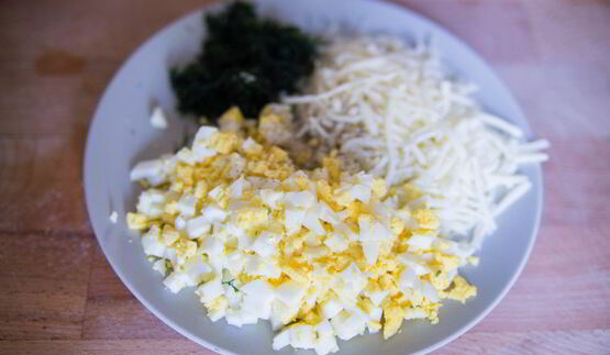 зразы с сыром и зеленью