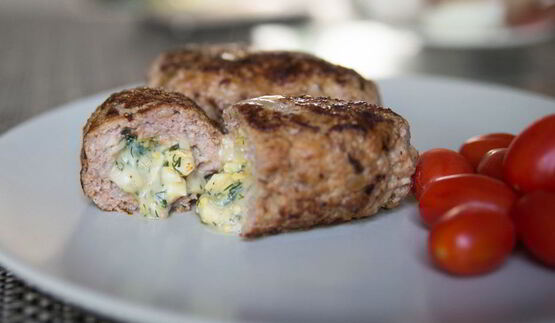 зразы с сыром и зеленью