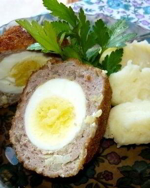 Зразы с целым яйцом