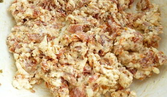 зразы с вялеными помидорами