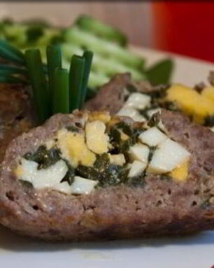 Зразы с зеленым луком