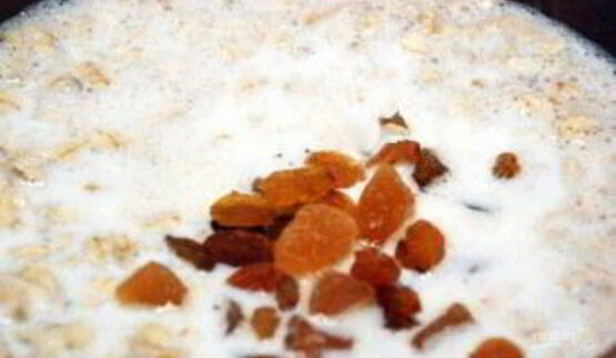 геркулесовая каша с грецкими орехами