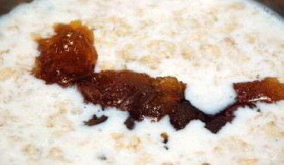 геркулесовая каша с грецкими орехами