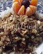 Геркулесовая каша с миндалем и изюмом в мультиварке