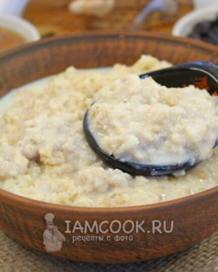 Рецепт геркулесовой каши в мультиварке