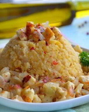 Гороховая каша с курицей