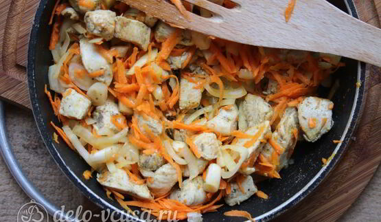 гречка по-купечески с курицей