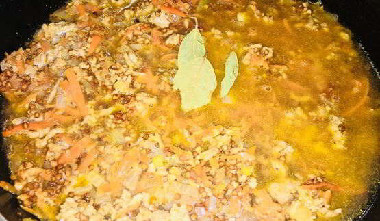 гречка с фаршем