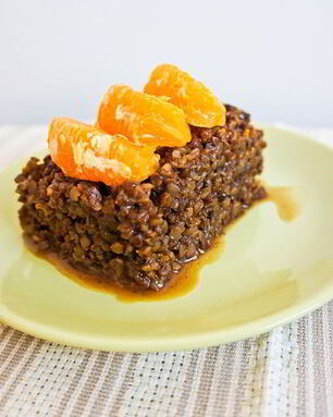 Гречка с финиками и апельсинами